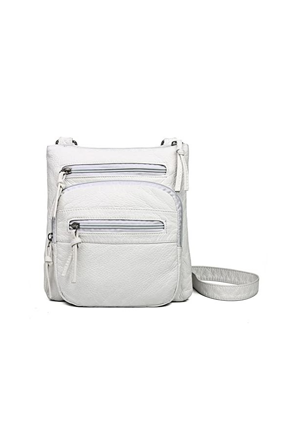 Eshow Sac à Main pour Femme Fille Sac Bandoulière Grande Capacité Sac Porté Epaule pour Quotidien École Lycée Université Trav