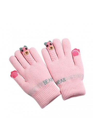 Jambières pour femme - Noir - En résille - Doigts complets - Pour le ski - Moufles pour bébé - Gants chauds - En polaire - Po