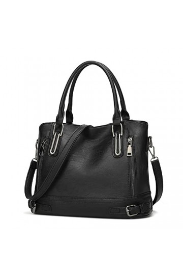 Eshow Sac Bandoulière Femme Porte Epaule Cuir Sac à Main