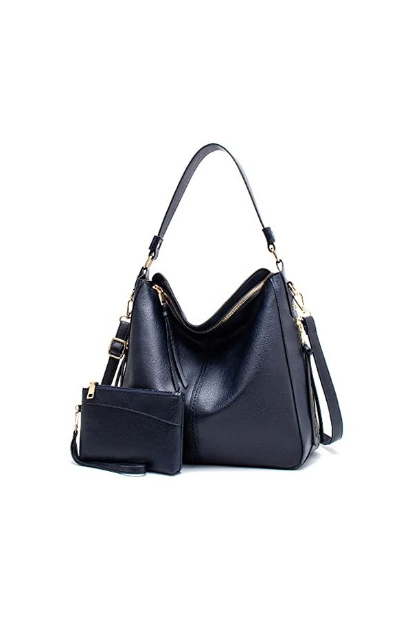 Eshow Sac Bandoulière Femme Porte Epaule Cuir Sac à Main