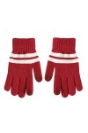 QWUVEDS Gants chauds en tricot extensible pour lhiver - Gants en tricot - Moufles déquitation en plein air - Unisexe - Mouf