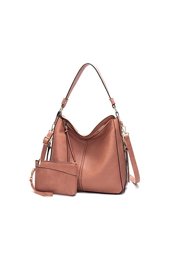 Eshow Sac Bandoulière Femme Porte Epaule Cuir Sac à Main