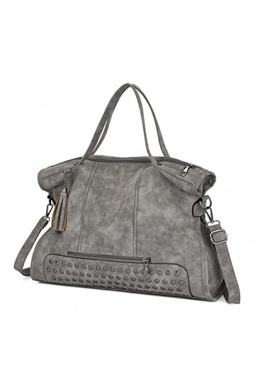 Eshow Sac Bandoulière Femme Porte Epaule Cuir Sac à Main