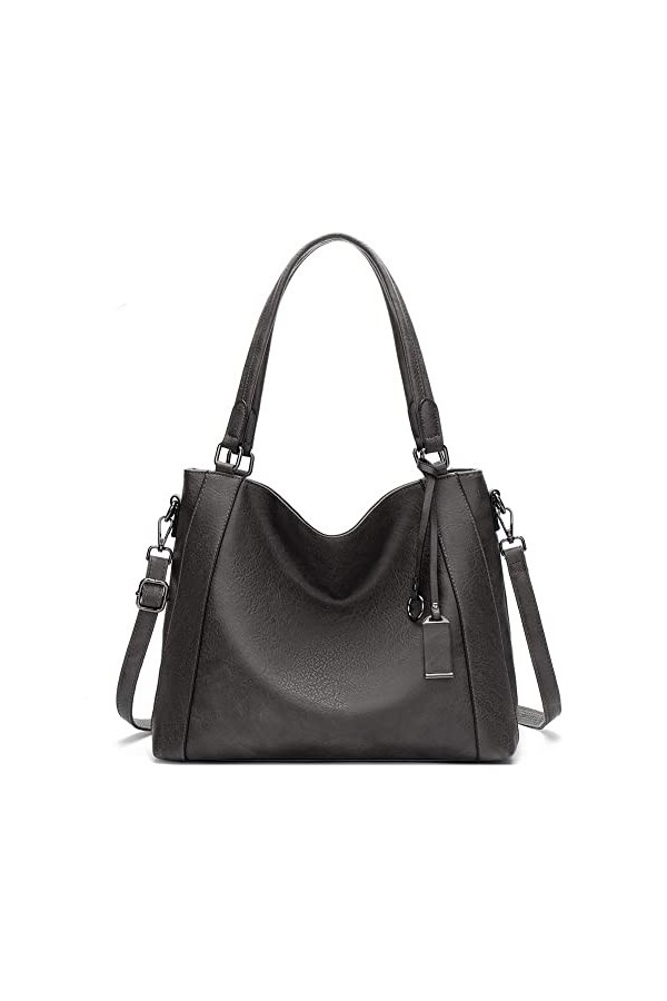 Eshow Sac Bandoulière Femme Porte Epaule Cuir Sac à Main