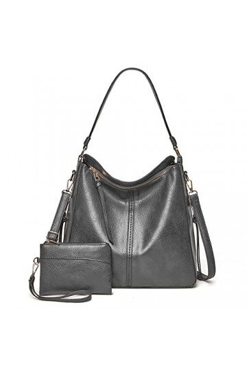 Eshow Sac Bandoulière Femme Porte Epaule Cuir Sac à Main