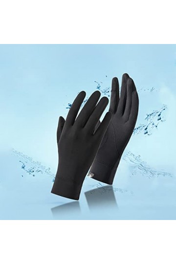 Gants dété en cuir pour femme - Gants de soleil dextérieur sans protection - Gants de protection - Slip - Gants de conduite