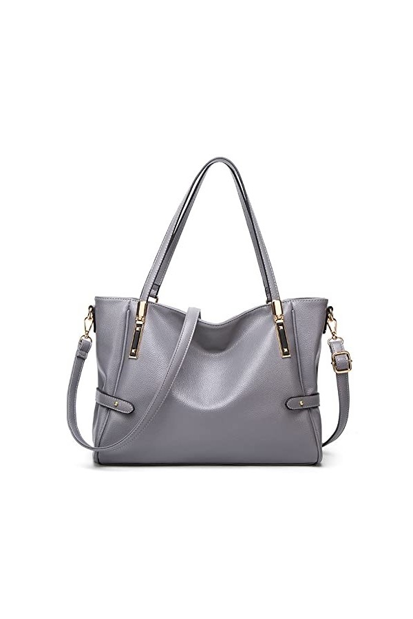 Eshow Sac Bandoulière Femme Porte Epaule Cuir Sac à Main