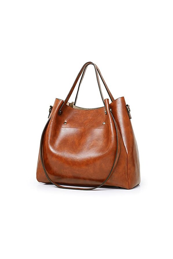Eshow Sac Bandoulière Femme Porte Epaule Cuir Sac à Main