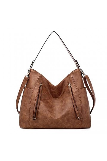 Eshow Sac Bandoulière Femme Porte Epaule Cuir Sac à Main