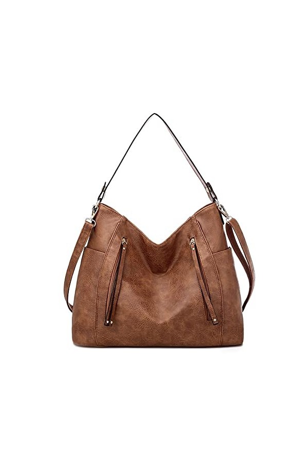 Eshow Sac Bandoulière Femme Porte Epaule Cuir Sac à Main
