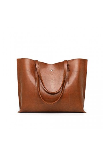 Eshow Sac Bandoulière Femme Porte Epaule Cuir Sac à Main