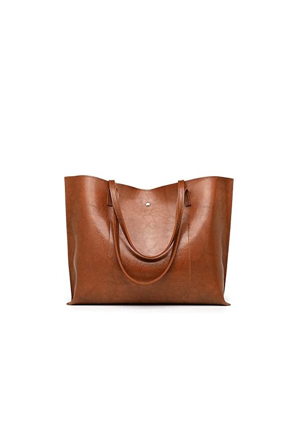 Eshow Sac Bandoulière Femme Porte Epaule Cuir Sac à Main