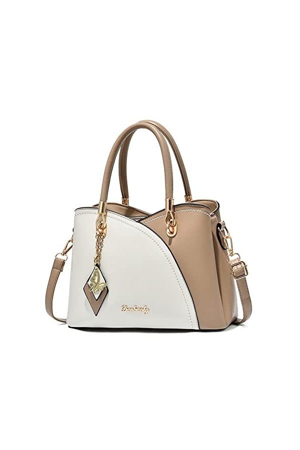 Eshow Sac Bandoulière Femme Porte Epaule Cuir Sac à Main