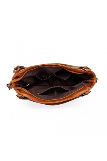 Eshow Sac Bandoulière Femme Porte Epaule Cuir Sac à Main