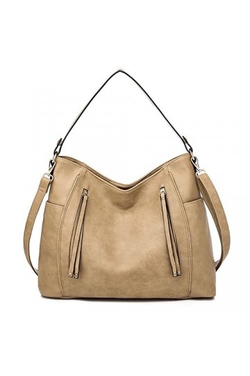 Eshow Sac Bandoulière Femme Porte Epaule Cuir Sac à Main