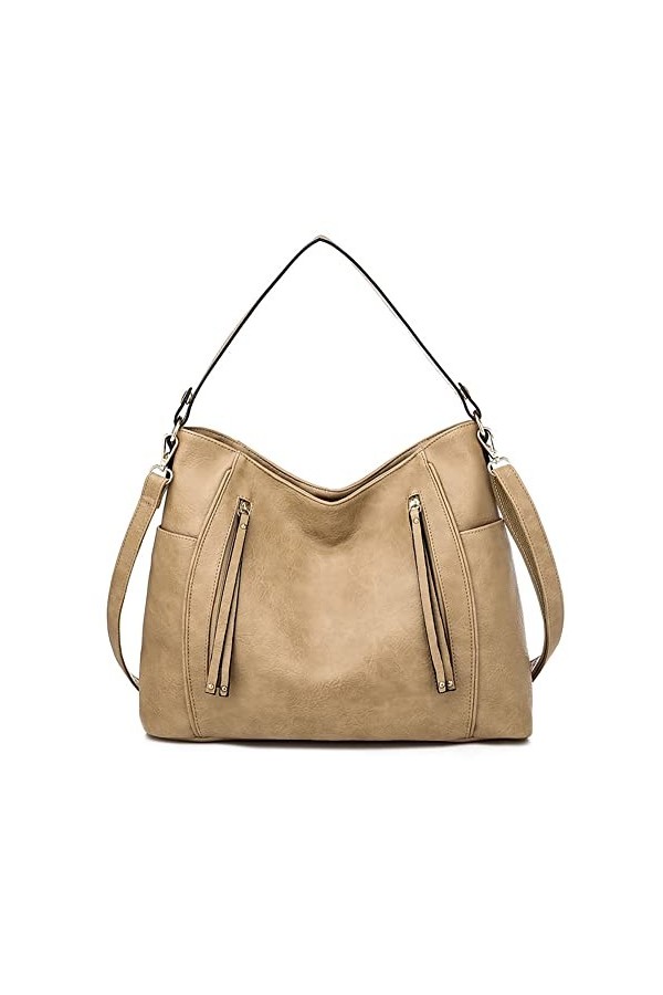 Eshow Sac Bandoulière Femme Porte Epaule Cuir Sac à Main