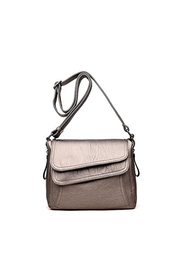 Eshow Sac Bandoulière Femme Porte Epaule Cuir Sac à Main