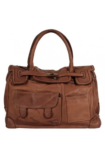 Samantha Look Sac shopping Femme cuir véritable