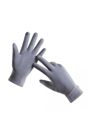 Gants chauds dautomne et dhiver en polaire chaude avec fourche ouverte en vison pour lextérieur, le cyclisme, la conduite,