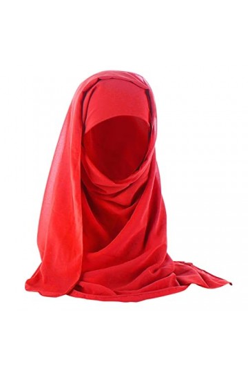 Gants Foot Adulte Turban décontracté pour Femmes Argenté Brillant Red, One Size 