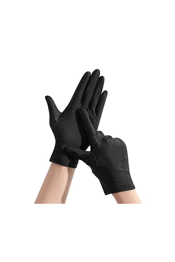 Gants unisexes en soie de glace pour la pêche en plein air, léquitation, la pêche en plein air, les mitaines pour femme par 