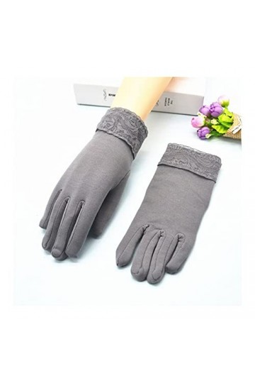 Gants dhiver Hiver femmes gants de main plus velours épaissir lécran tactile chaude de lacet coupe-vent à la fin du doigt c