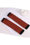 Gants sans Doigts pour Femmes,Couverture De Bras De Gant À La Mode Bracelet en Coton sans Doigts Rayé Noir Et Blanc Classique
