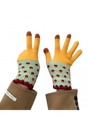 Gants Chauds Chaud Doublure Polaire Thermique Mitaines,Gants Electricien Gants Cachemire Femme Moufles Chauffantes Femme Gant