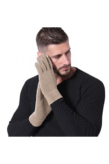 Moufles pour femmes et hommes isolés par temps froid, style décontracté, bonhomme de neige brodé, gants dhiver chauds pour f