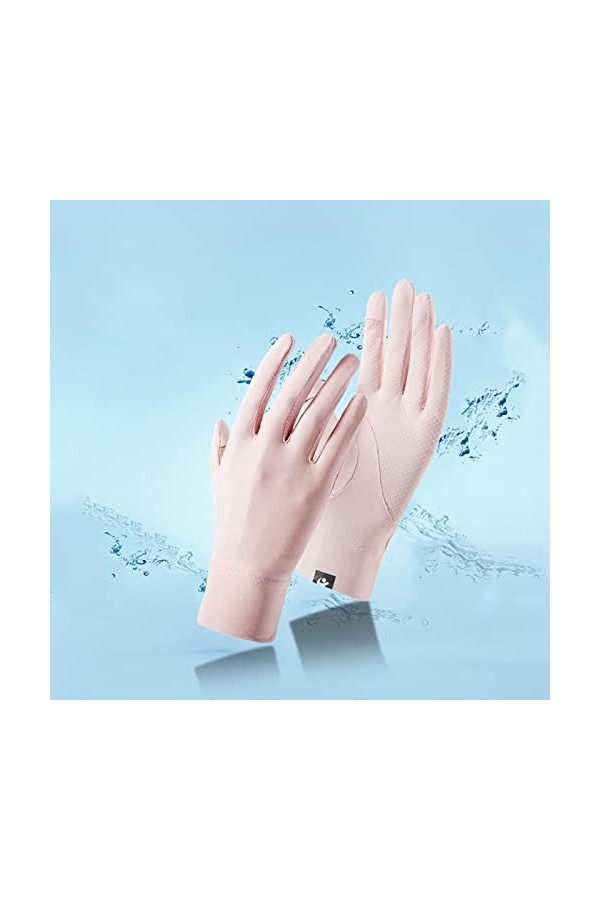 Gants dété en cuir pour femme - Gants de soleil dextérieur sans protection - Gants de protection - Slip - Gants de conduite