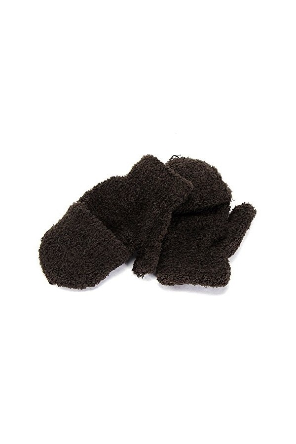 EMAlusher Gants dhiver chauds pour femme - Gants au crochet rétro - Moufles brodés - Mode dhiver - Gants chauds - Moufles é
