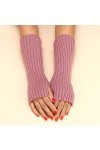 Mitaines Mitaines Poignet Mitaines Tricotées Mitaines Tricotées Mitaines Hiver Chaud Bras Fille Moufles Doux Chaud, b, taille