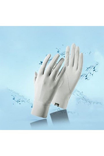 Gants dété en cuir pour femme - Gants de soleil dextérieur sans protection - Gants de protection - Slip - Gants de conduite
