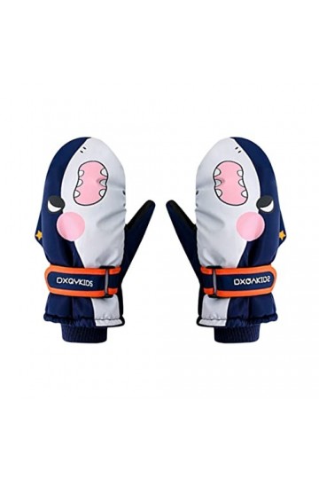 Moufles dhiver pour femmes et enfants - Motif requin - Gants chauds et chauds - Coupe-vent