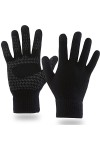 WELLQUA Hiver Chauds Tricoté Gants à Ecran Tactiles Tricotés Gants,Gants Hiver, Gants Hiver Chaud Tactile Antiderapant Super 