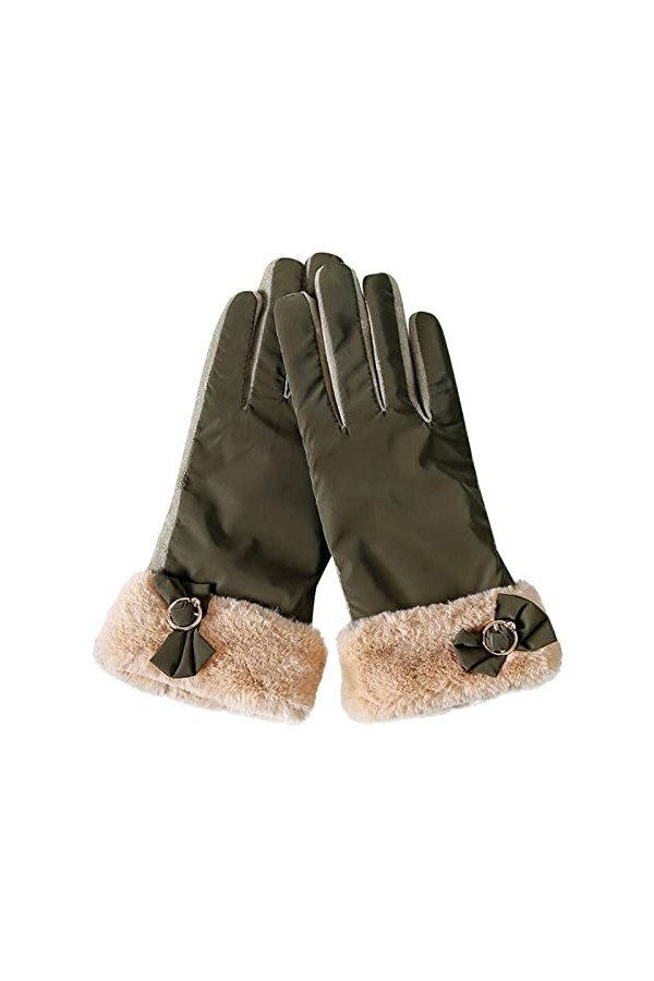 Allbestop Gants Chauds Gants Chauds Unisexes,Gants De Soie Femme Gants Tactique Militaire Moufles Femme Gants Impermeable Gan