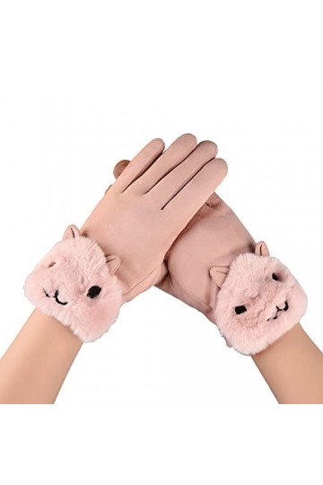 Allbestop Gants Chauds Gants De Poignet sans Doigts,Gants Ski Snowboard Mitaines Chauffantes Moufles Couple Gants Homme Tacti