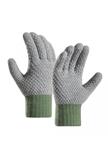 NIUREDLTD Gants Femme Homme Gants Femmes Moufles Gants Tricot Gants Femme Protection Froid Écran Tactile Sport Vélo Tricot Ga