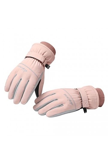 IQYU Accessoires Cheveux Femme Festival Moufles Ski Hiver Chaudes Épaissies Coupe-Vent Imperméable Moufles déquitation Extér