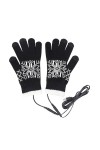 Gants chauffants de voyage rechargeables pour temps froid, équipement de plein air pour entraînement, marche, moufles pour fe