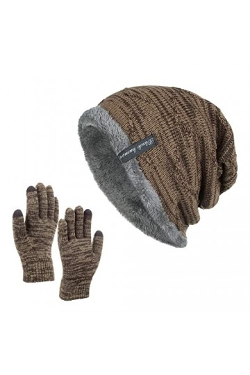 Bonnet tricoté pour femme - Gants dhiver - Écharpe - Gants - Moufles - Écharpe - Ensemble dhiver chaud - Ensemble dhiver -