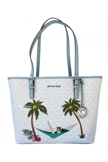 Michael Kors 35T2S5CT8BBRW Sac taille unique, Blanc.