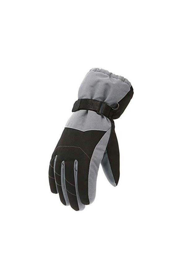 Moufles de sport pour le ski garçon raquettes enfants gants dhiver gants en cuir femme été