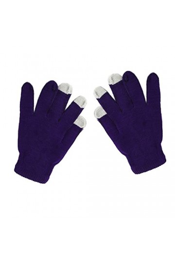 Gants de cyclisme extensibles en laine pour enfants - Gants tricotés sans gants avec poches - Moufles pour femme - Pour temps