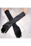 Gants de fête, dopéra longs pour femme, gants de bal de fin dannée, gants en satin pour femme, moufles pour temps froid dh