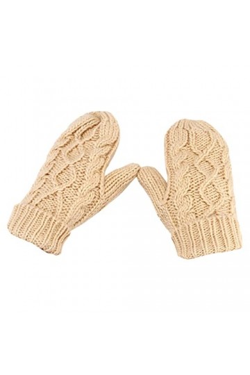 Gants thermiques chauds pour femme - Gants thermiques chauds - Moufles dhiver en laine - Gants de fourrure pour temps froid