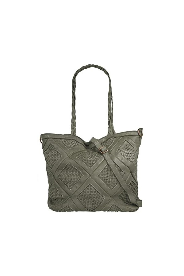 Samantha Look Sac shopping Femme cuir véritable