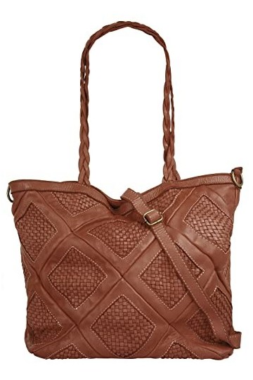Samantha Look Sac shopping Femme cuir véritable