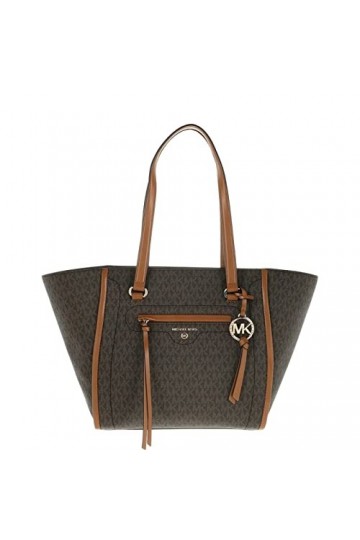 Michael Kors Carine MD Tote, Sac à Main Femme, Marrone Scuro