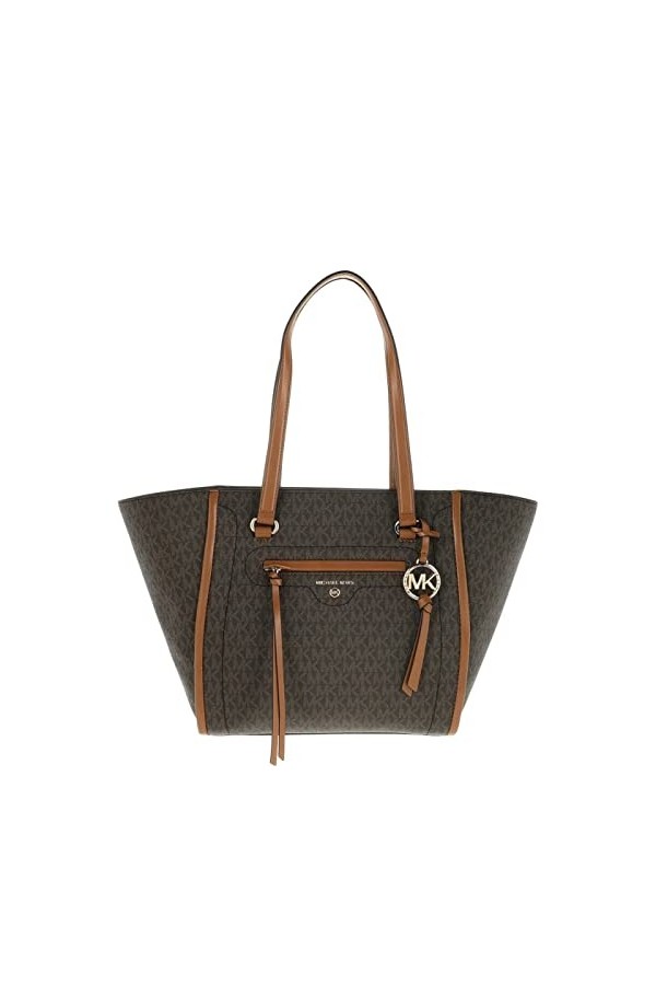 Michael Kors Carine MD Tote, Sac à Main Femme, Marrone Scuro